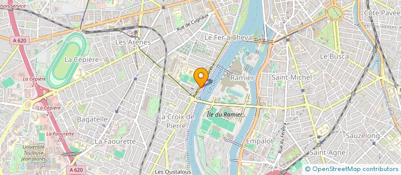 localisation de l'entreprise SCI LEBA à TOULOUSE