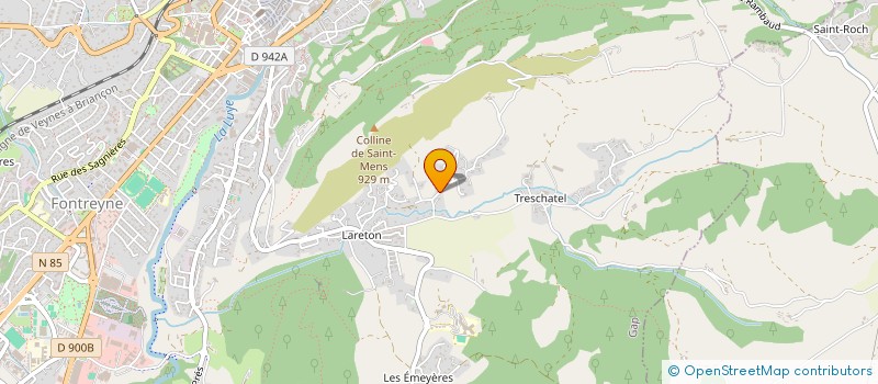 localisation de l'entreprise SCI LEBA  GAP