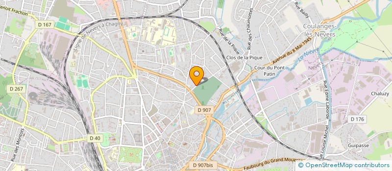 localisation de l'entreprise SCI LEBA à NEVERS