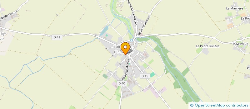 localisation de l'entreprise SCI LEBA  SAINT-JEAN-DE-SAUVES