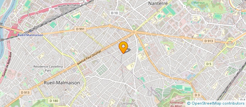 localisation de l'entreprise SCI LEBACLE  NANTERRE