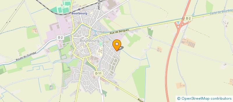 localisation de l'entreprise SCI LEBAELDE  BOURBOURG