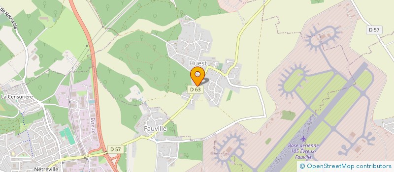 localisation de l'entreprise SCI LEBAILL'IMMO  HUEST