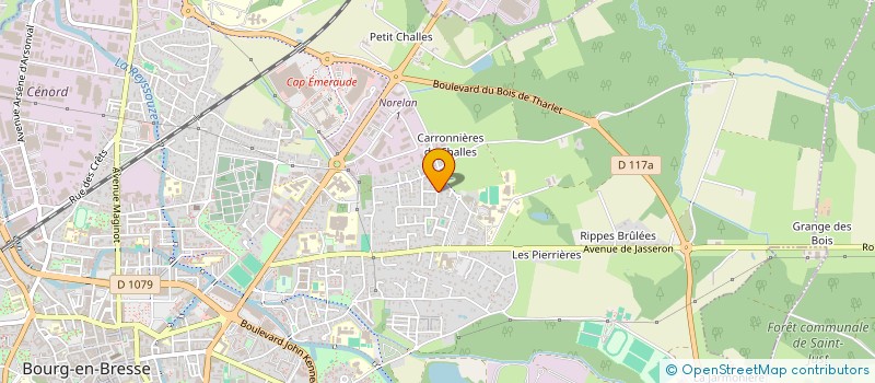localisation de l'entreprise SCI LEBANTOUR à BOURG-EN-BRESSE