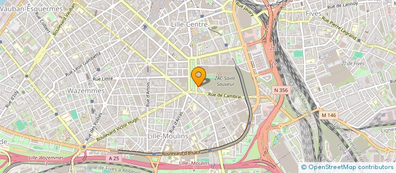 localisation de l'entreprise SCI LEBAS à LILLE