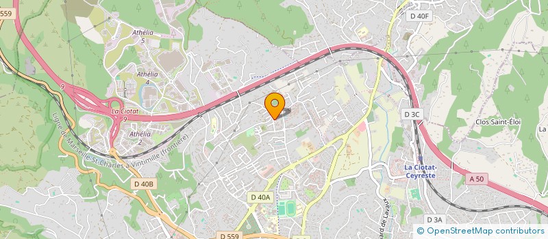 localisation de l'entreprise SCI LEBAS-CHENE  LA CIOTAT