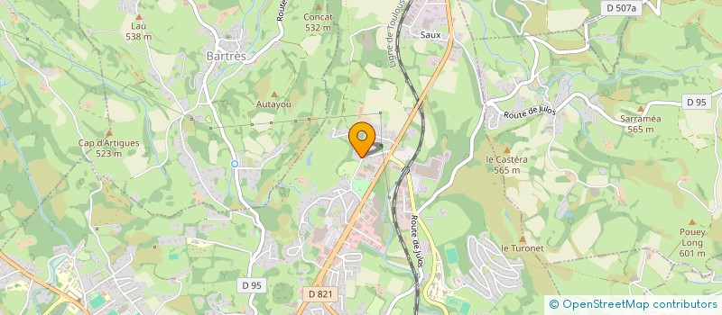 localisation de l'entreprise SCI LEBAY  LOURDES