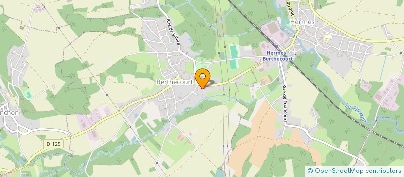 localisation de l'entreprise SCI LEBEANCA  BERTHECOURT