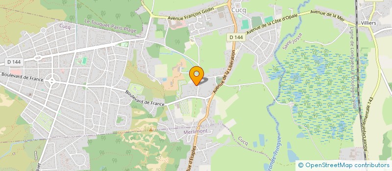 localisation de l'entreprise SCI LEBECQ & MIAUX  CUCQ