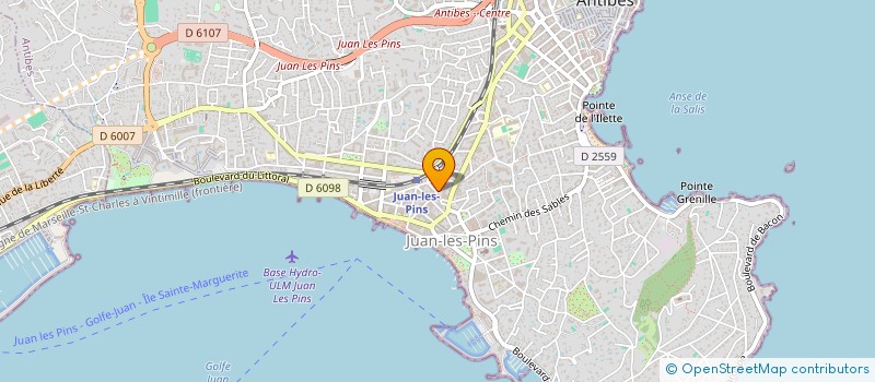 localisation de l'entreprise SCI LEBEL à ANTIBES