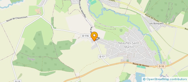 localisation de l'entreprise SCI LEBELANGER à GISORS