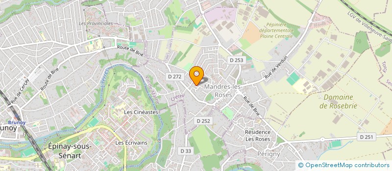 localisation de l'entreprise SCI LEBELLE  MANDRES-LES-ROSES