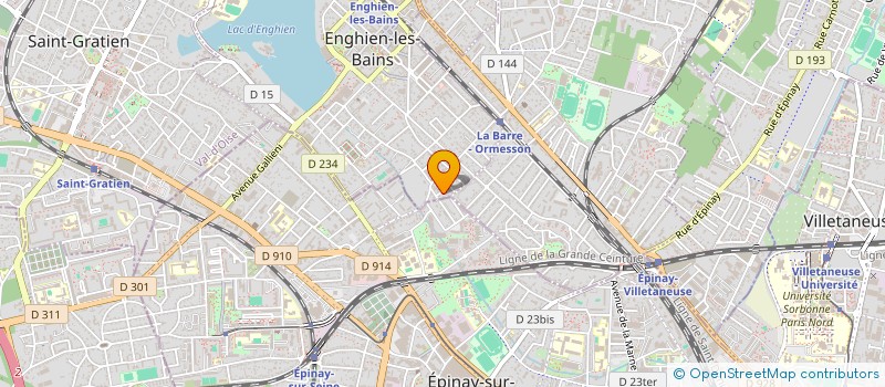 localisation de l'entreprise SCI LEBEN  ENGHIEN-LES-BAINS