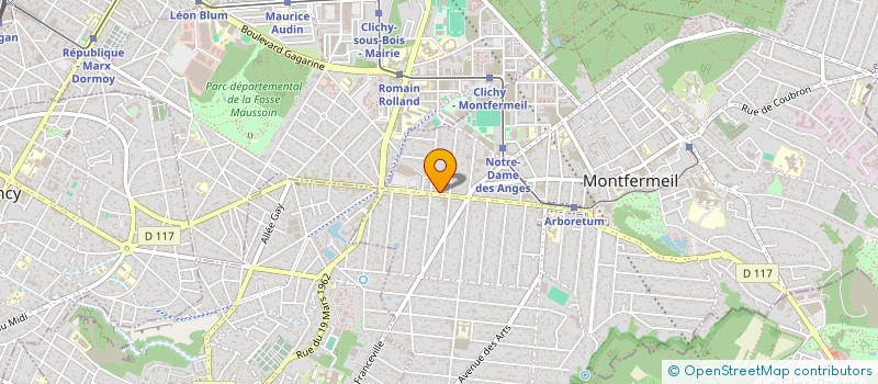 localisation de l'entreprise SCI LEBEN à MONTFERMEIL