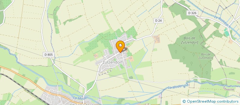 localisation de l'entreprise SCI LEBENSWEG  OBERMODERN-ZUTZENDORF