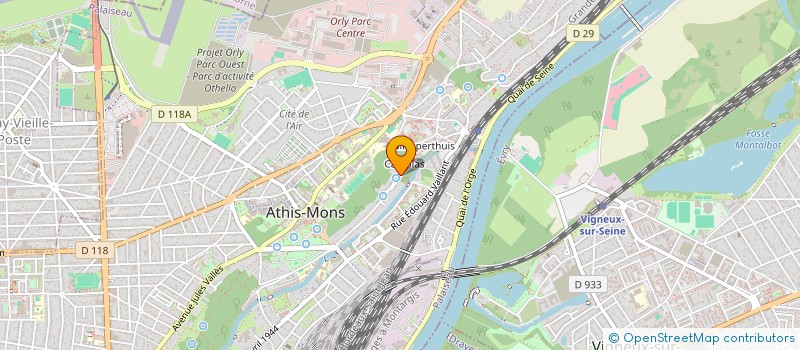 localisation de l'entreprise SCI LEBER ET FILS à ATHIS-MONS