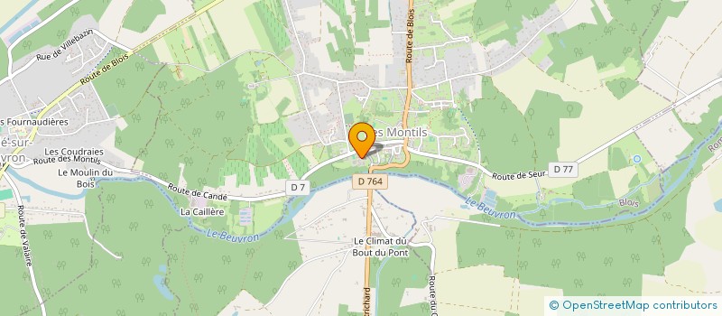 localisation de l'entreprise SCI LEBERT  LE CONTROIS-EN-SOLOGNE