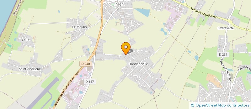 localisation de l'entreprise SCI LEBESNE  OCTEVILLE-SUR-MER