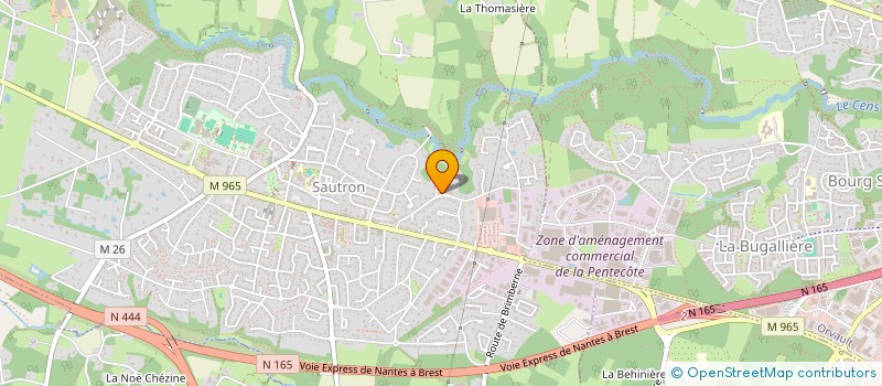 localisation de l'entreprise SCI LEBEST à SAUTRON