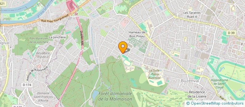 localisation de l'entreprise SCI LEBHON à RUEIL-MALMAISON