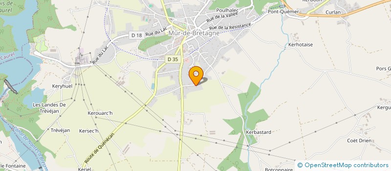 localisation de l'entreprise SCI LEBIHAN -DAHER à LOUDEAC