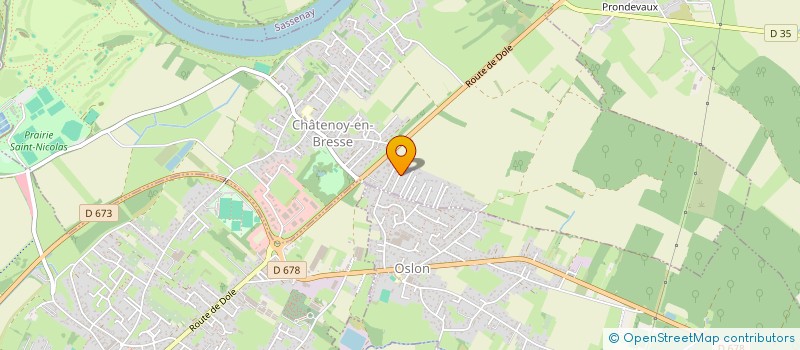 localisation de l'entreprise SCI LEBIMO  CHATENOY-EN-BRESSE