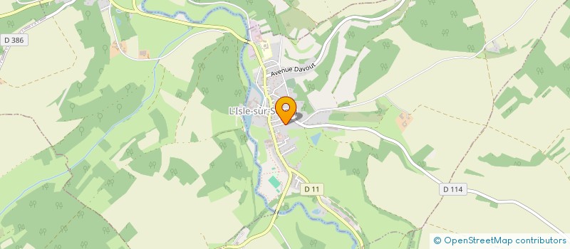 localisation de l'entreprise SCI LEBL  L'ISLE-SUR-SEREIN