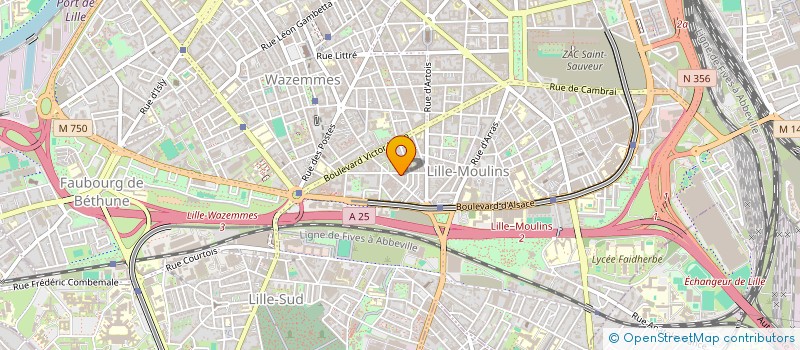 localisation de l'entreprise SCI LEBLANC à LILLE