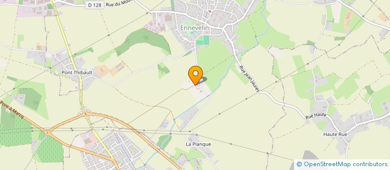 localisation de l'entreprise SCI LEBLANC à ENNEVELIN