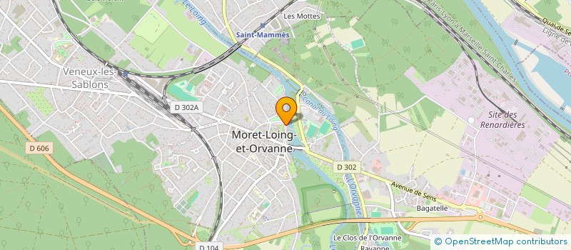 localisation de l'entreprise SCI LEBLANC  MORET-LOING-ET-ORVANNE