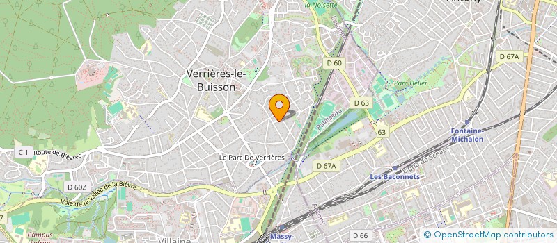 localisation de l'entreprise SCI LEBLANC BRAY à VERRIERES-LE-BUISSON