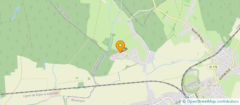 localisation de l'entreprise SCI LEBLANC FRERES  ARC-ET-SENANS