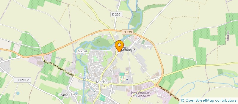 localisation de l'entreprise SCI LEBLANC ROCHE  MATHA