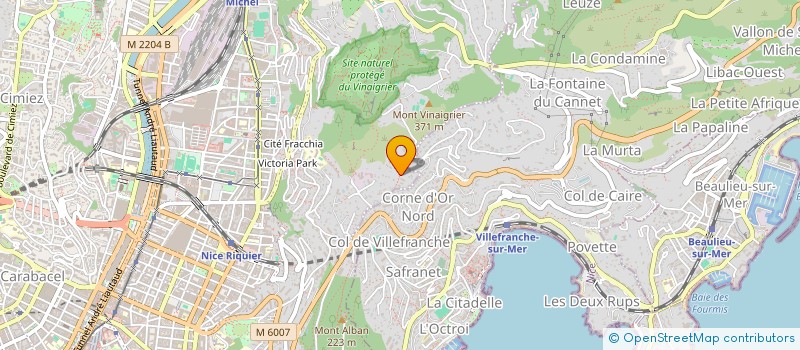 localisation de l'entreprise SCI LEBLON  NICE