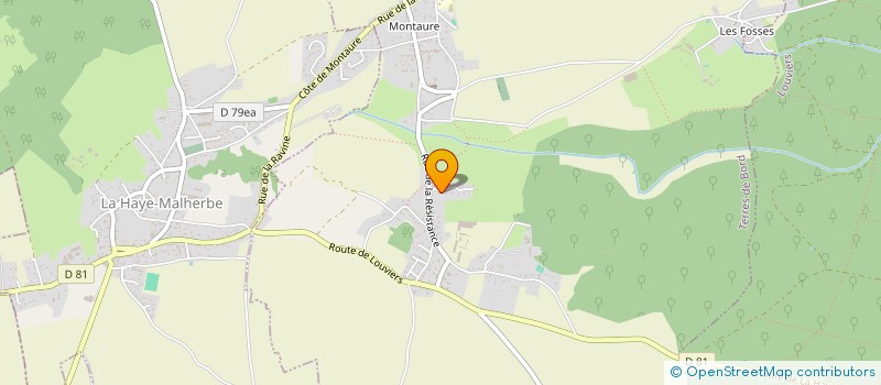 localisation de l'entreprise SCI LEBLOND  MONTVILLE