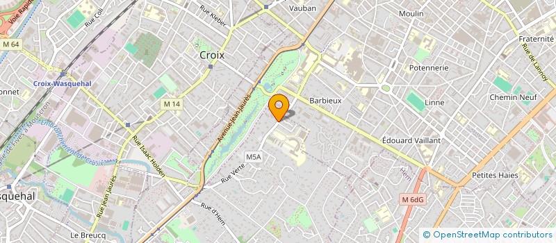 localisation de l'entreprise SCI LEBLOND à CROIX