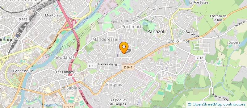 localisation de l'entreprise SCI LEBLOND LA SALIS à PANAZOL