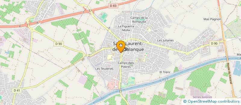 localisation de l'entreprise SCI LEBLOND SAINT LAURENT  SAINT-LAURENT-DE-LA-SALANQUE