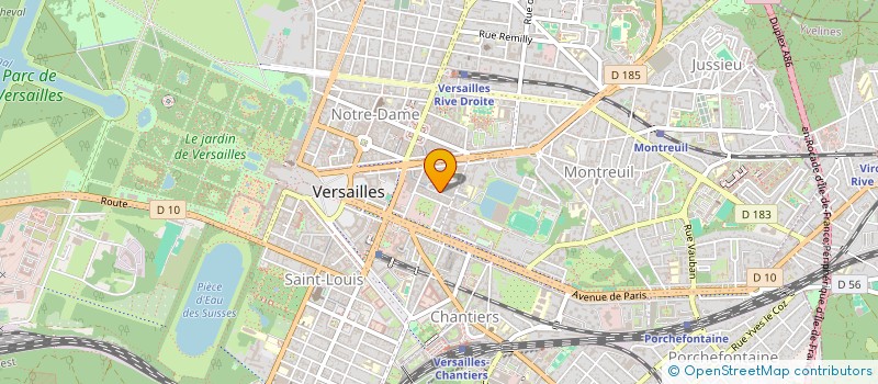 localisation de l'entreprise SCI LEBLOND STADELMAIER à VERSAILLES