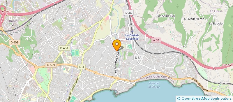 localisation de l'entreprise SCI LEBOFFE  LA CIOTAT