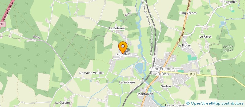 localisation de l'entreprise SCI LEBOL  SAINT-ETIENNE-DU-BOIS