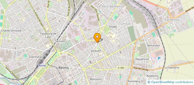 localisation de l'entreprise SCI LEBON  REIMS