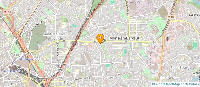 localisation de l'entreprise SCI LEBON  MONS-EN-BARUL