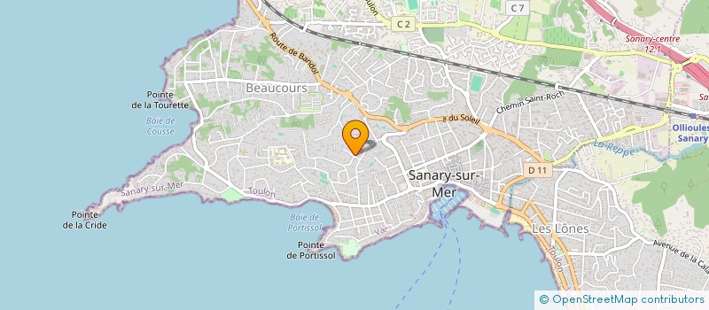 localisation de l'entreprise SCI LEBON à SANARY-SUR-MER