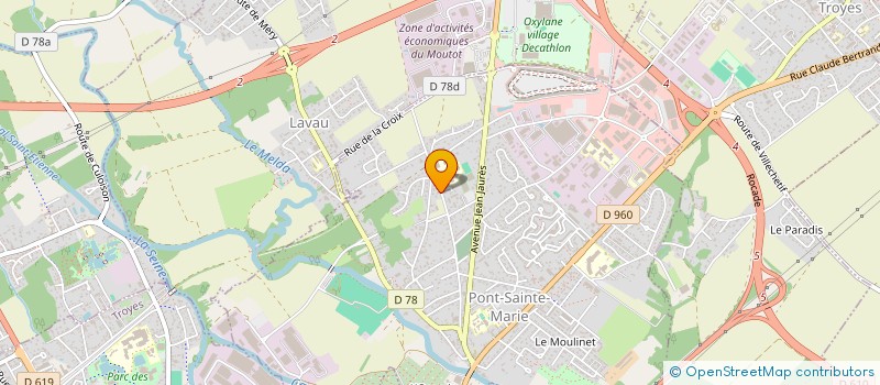 localisation de l'entreprise SCI LEBONHEUR  PONT-SAINTE-MARIE