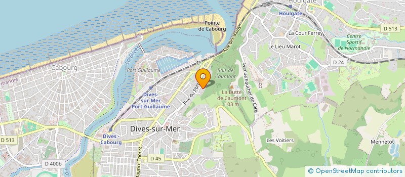 localisation de l'entreprise SCI LEBOS à DIVES-SUR-MER
