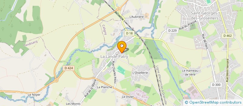 localisation de l'entreprise SCI LEBOSQ à LA LANDE-PATRY