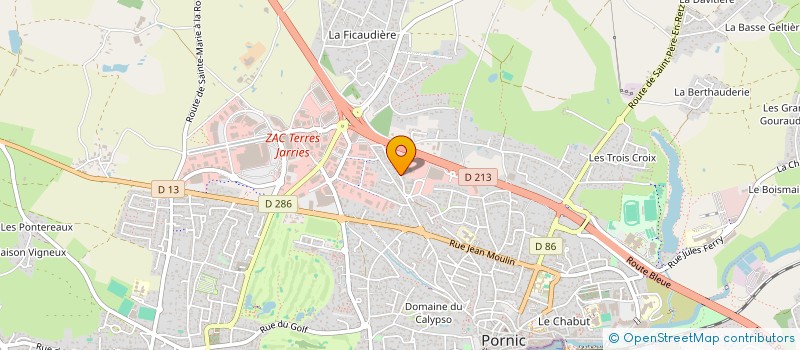 localisation de l'entreprise SCI LEBOTRAP44  PORNIC