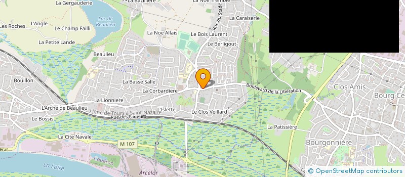 localisation de l'entreprise SCI LEBOU à COUERON