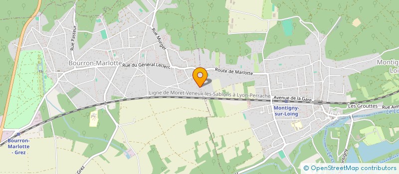 localisation de l'entreprise SCI LEBRAN-MAZARS  BOURRON-MARLOTTE